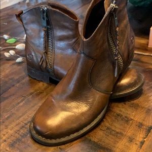 Born leather ankle boots